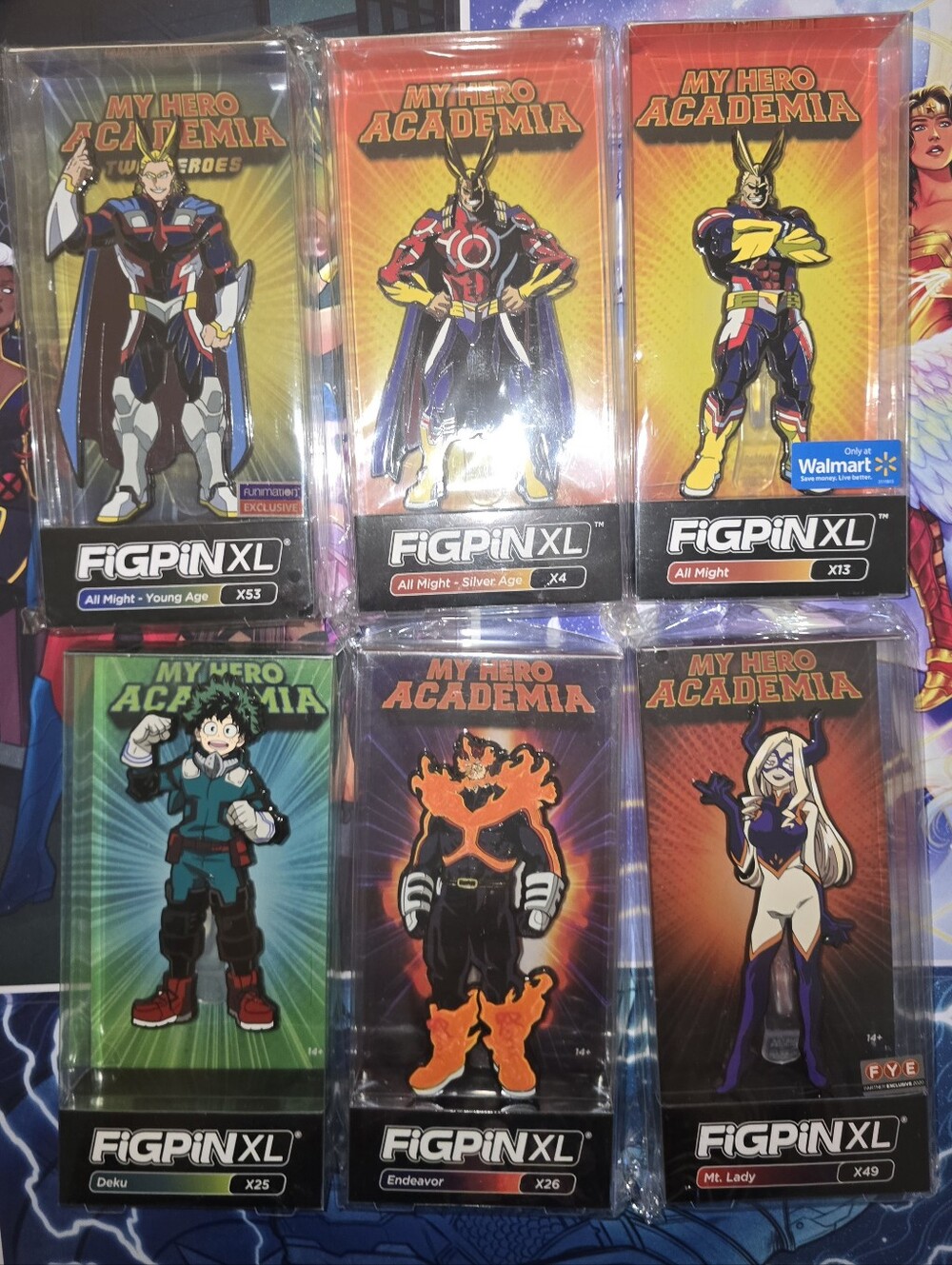 Figpin Lot - My Hero Academia - XL Figpins - Set of 6